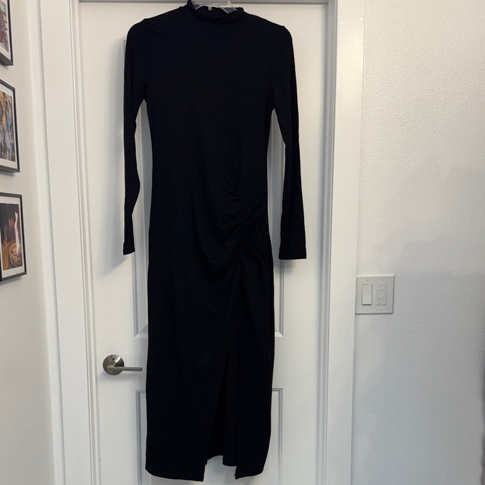 Commense Black Long Sleeve Dress NWT